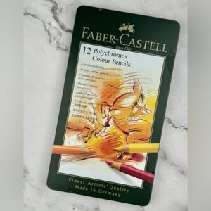 Faber-Castell 12 Polychromos Colored Pencil Set